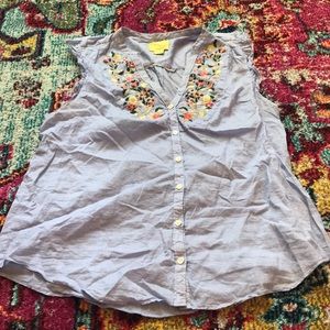 maeve embroidery top